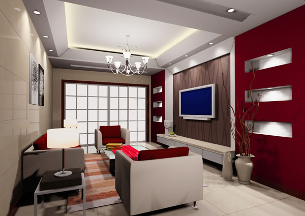 客厅装修效果图，装饰效果图